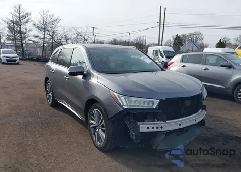 2017 Acura Mdx Technology Package из США, поврежденный, VIN 5FRYD4H56HB002930
